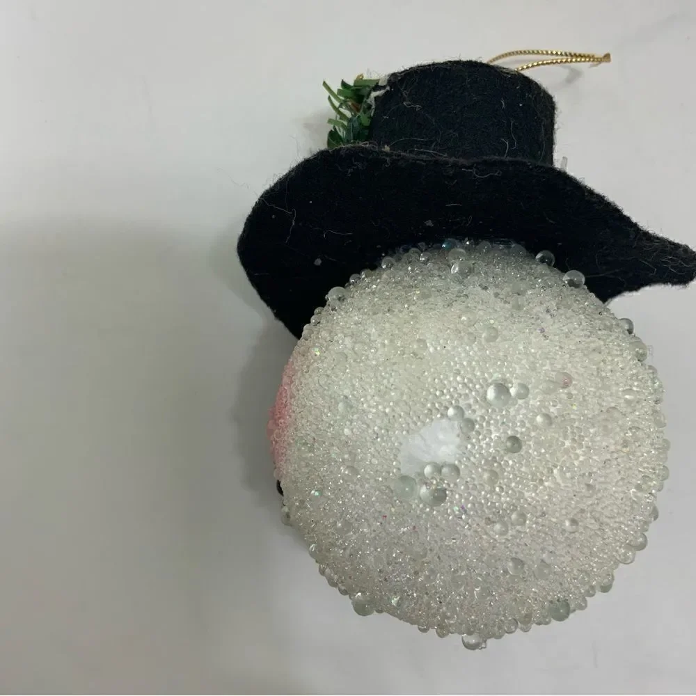Lot of 4 Snowman Christmas Tree Ornaments
